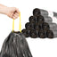 affaldsposer med lukkesnor 250 stk. 60 l sort