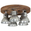 loftlampe 50x50x25 cm 25 W E27 vintagesølv