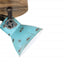 loftlampe 25 W 35x35x25 cm E27 rustik blå