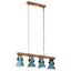 loftlampe 25 W 90x24x111 cm E27 rustik blå
