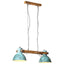 pendel 25 W 85x28x109 cm E27 rustik blå