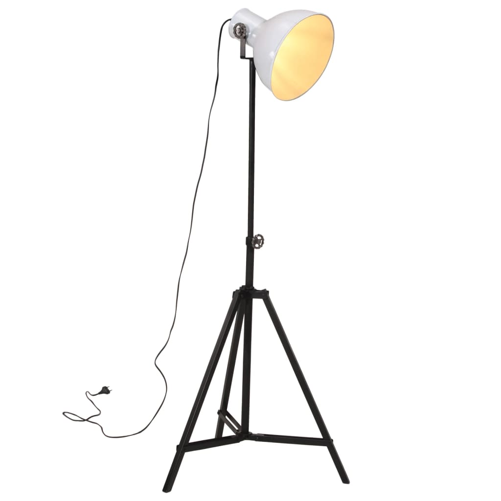 gulvlampe 61x61x90/150 cm 25 W E27 hvid billede