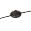 gulvlampe 25 W 61x61x90/150 cm E27 rustik blå