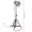 gulvlampe 35x35x65/95 cm 25 W E27 vintagesølv