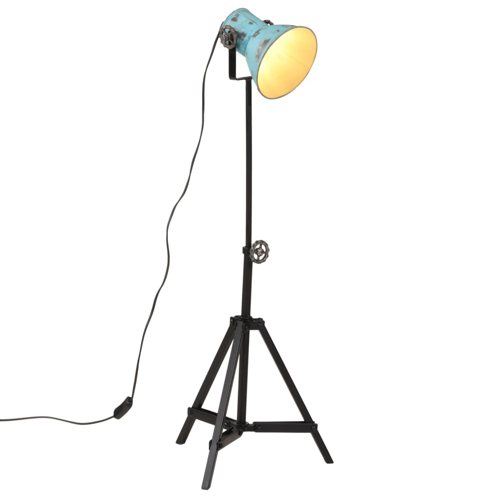 gulvlampe 25 W 35x35x25 cm E27 rustik blå billede