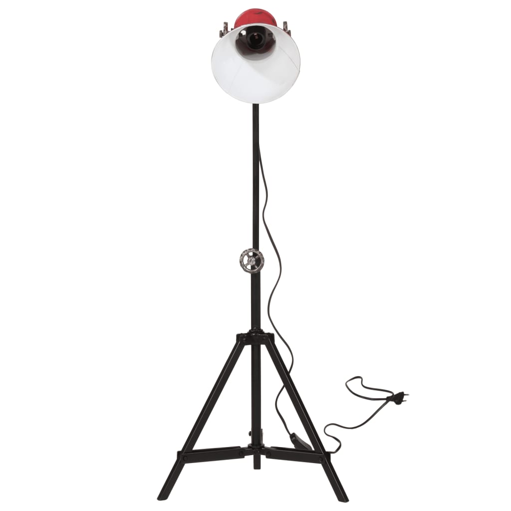 gulvlampe 25 W 35x35x65/95 cm E27 rustik rød