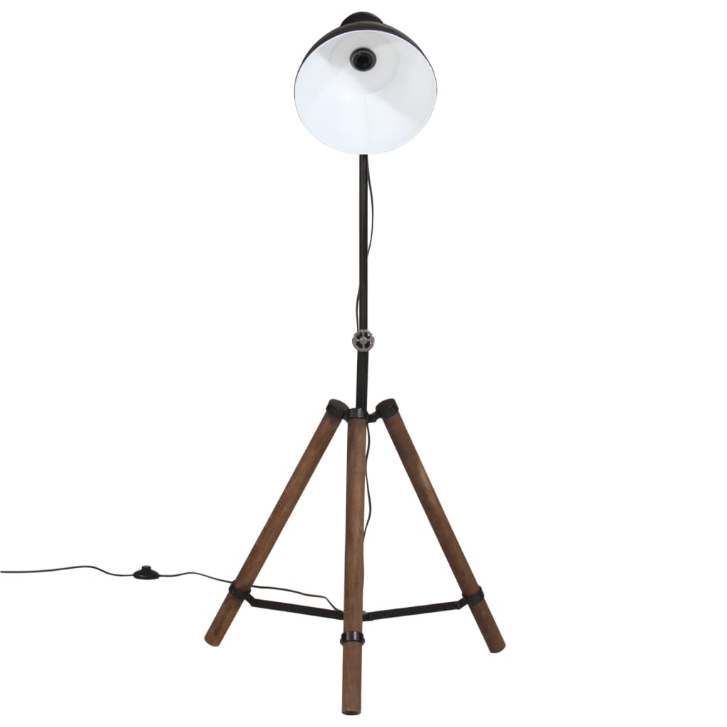gulvlampe 75x75x90-150 cm 25 W E27 sort