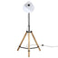 gulvlampe 75x75x90-150 cm 25 W E27 hvid