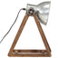skrivebordslampe 30x17x40 cm 25 W E27 vintagesølv