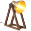 skrivebordslampe 30x17x40 cm 25 W E27 antik messingfarve