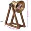 skrivebordslampe 30x17x40 cm 25 W E27 antik messingfarve
