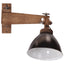 væglamper 150 cm 25 W E27 sort