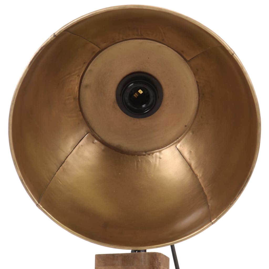 gulvlampe 45x45x120 cm 25 W E27 antik messingfarve