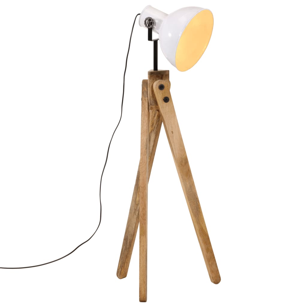 gulvlampe 45x45x120 cm 25 W E27 hvid billede
