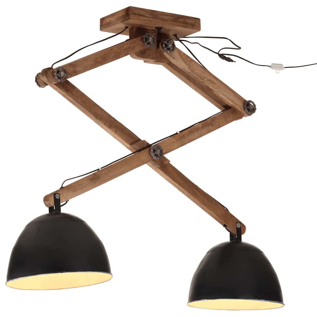 loftlampe 29x18x85 cm 25 W E27 sort billede