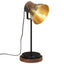 skrivebordslampe 17x17x50 cm 25 W E27 antik messingfarve