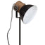 skrivebordslampe 25 W 17x17x50 cm E27 sort