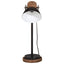 skrivebordslampe 25 W 18x18x60 cm E27 sort