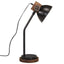 skrivebordslampe 25 W 18x18x60 cm E27 sort
