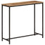 konsolbord 80x30x74 cm massivt mangotræ og jern
