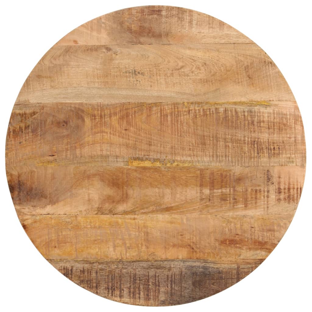 sofabord 54x54x35 cm massivt mangotræ og jern