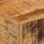væghængt sengebord 40x30x25 cm massivt mangotræ