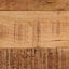 væghængt sengebord 40x30x25 cm massivt mangotræ