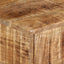 væghængt sengebord 40x30x13,5 cm massivt mangotræ