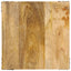 sidebord 45x45x50 cm massivt mangotræ og jern