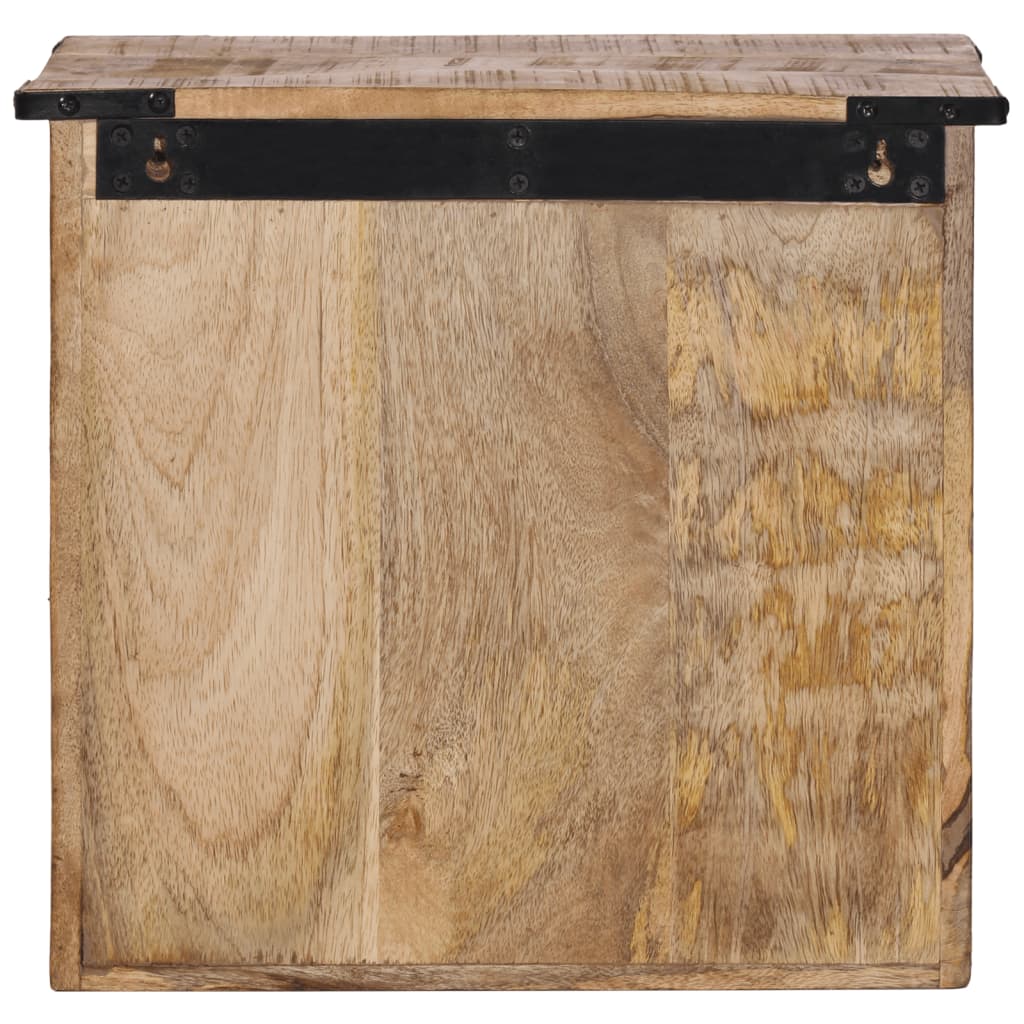 sengebord 40x30x37 cm massivt mangotræ