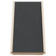 hunderampe 70x35 cm massivt fyrretræ grå