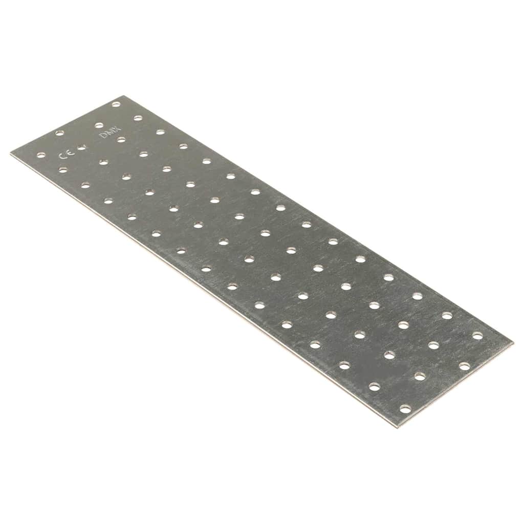 perforerede plader 20 stk. 2 mm 300x80 mm galvaniseret stål