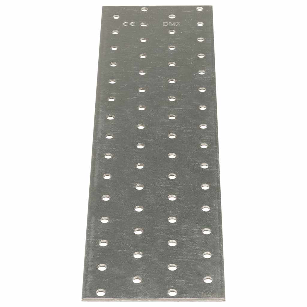 perforerede plader 20 stk. 2 mm 300x80 mm galvaniseret stål