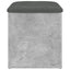 skobænk 42x42x45 cm konstrueret træ betongrå