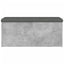 opbevaringsbænk 102x42x45 cm konstrueret træ betongrå