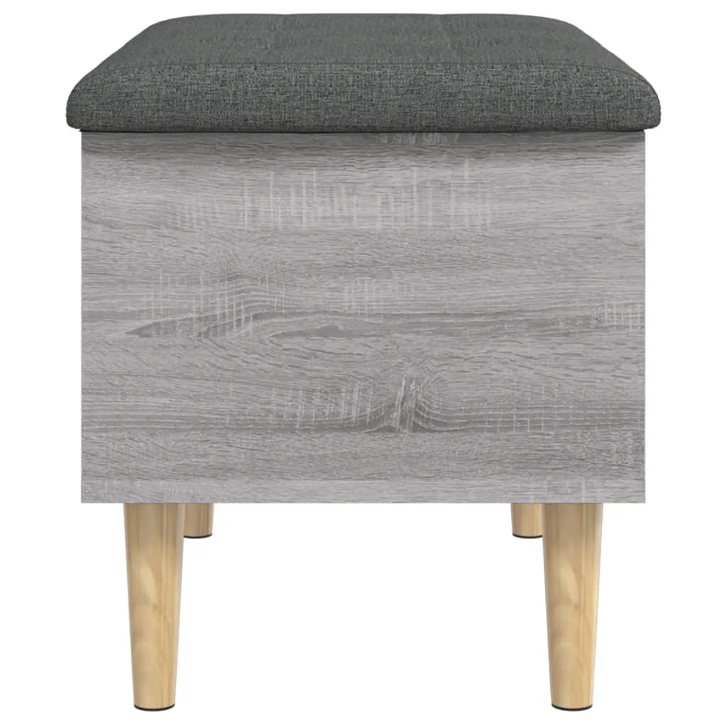 skobænk 62x42x46 cm konstrueret træ grå sonoma-eg