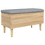 skobænk 82x42x46 cm konstrueret træ sonoma-eg