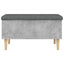 skobænk 82x42x46 cm konstrueret træ betongrå
