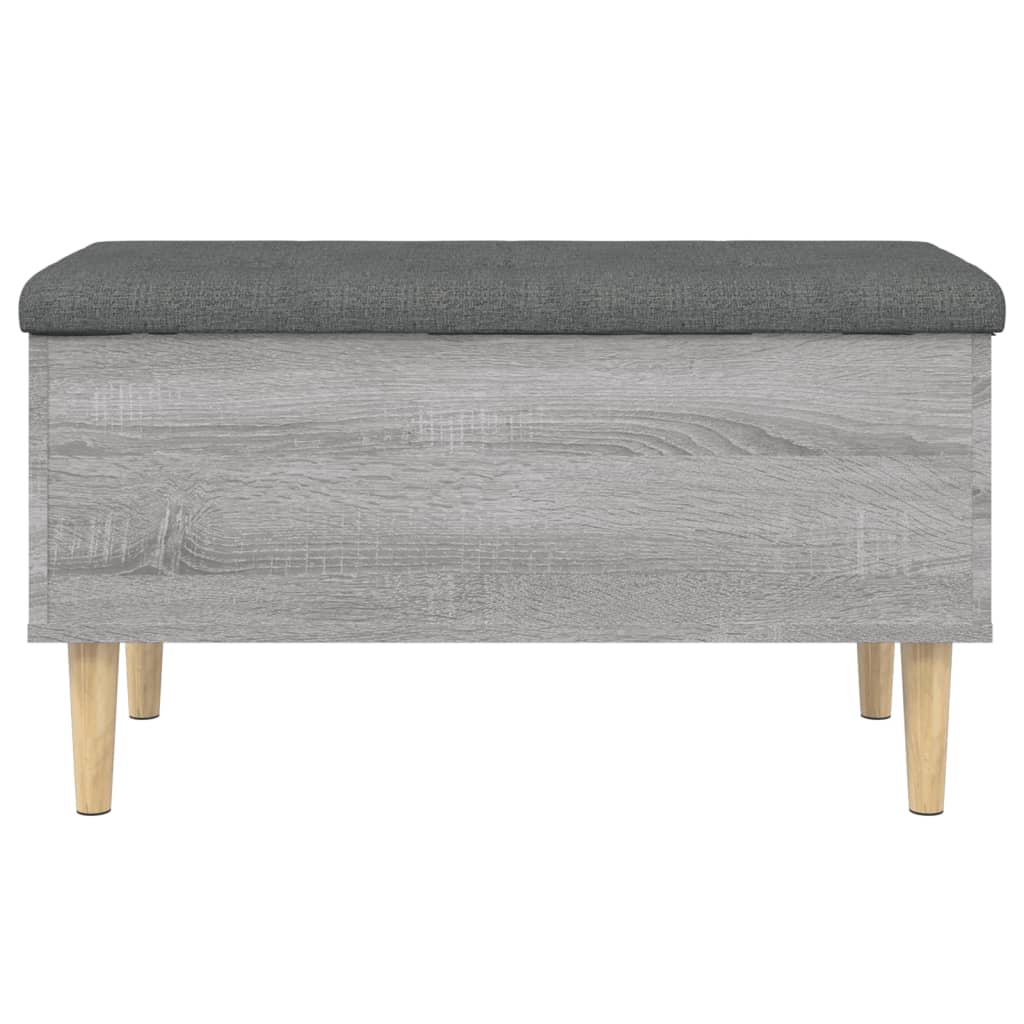 skobænk 82x42x46 cm konstrueret træ grå sonoma-eg