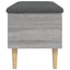 skobænk 82x42x46 cm konstrueret træ grå sonoma-eg