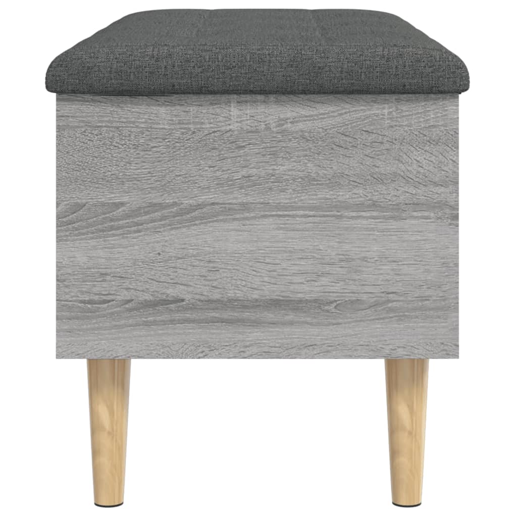 skobænk 82x42x46 cm konstrueret træ grå sonoma-eg
