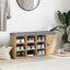skobænk 102x32x50 cm konstrueret træ sonoma-eg