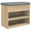 skobænk 62x32x50 cm konstrueret træ sonoma-eg