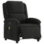 eldrevet massagestol stof sort