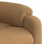 massagestol velour brun