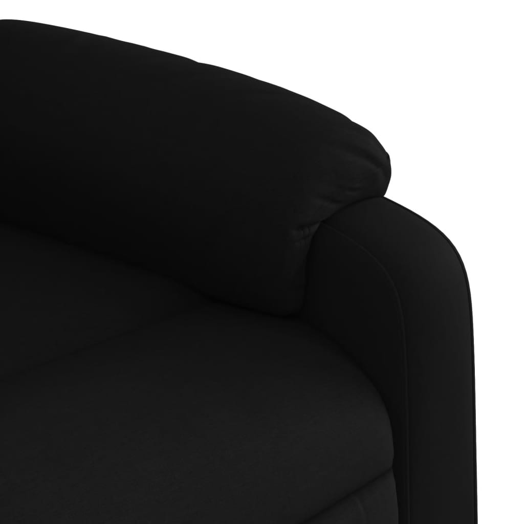 eldrevet massagestol stof sort