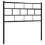 udskiftningsgavl 75 cm metal sort