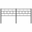 udskiftningsgavl 193 cm metal sort