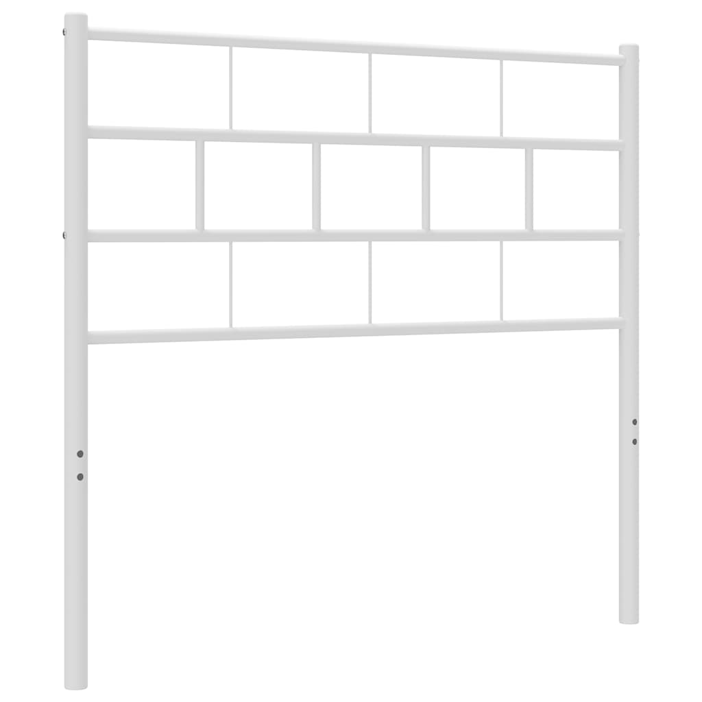udskiftningsgavl 80 cm metal hvid