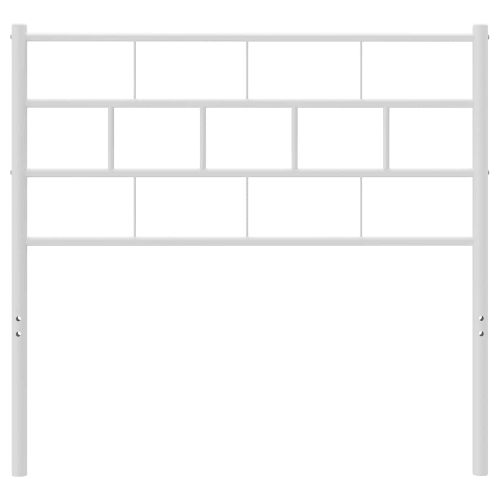 udskiftningsgavl 80 cm metal hvid